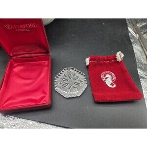 Vintage 1988 Waterford Crystal Christmas Ornament  Five Golden Rings